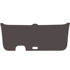 MAYTON 原廠色皮革防刮後車廂門飾板 SC, 深棕色, Hyundai The New Palisade