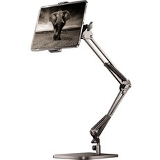 KOKIRI LIVING 桌上型平板電腦 B型支架 A10, 黑色, P3LA-3035