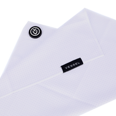 Vessel 高爾夫超細纖維毛巾 S31B6AC601, 白色, 1個