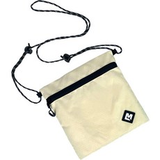 MASTERBASE 登山休閒用方塊Sacoche迷你斜揹包, 奶油色