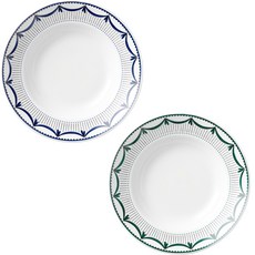 HANKOOK CHINAWARE 波西塔諾9義大利麵碗組, 藍綠, 1組