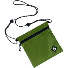 MASTERBASE 登山休閒用方塊Sacoche迷你斜背包, 橄欖綠