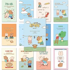 Monolike Happy&Lucky生日快樂明信片, Littles Series1, 12張