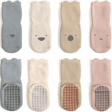 꼼지 嬰幼兒用 S파일 베이비코63 加厚保暖襪 4雙組