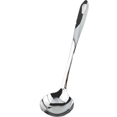 Kitchen Blooming不鏽鋼304一體式亮面湯勺, 單色, 1個