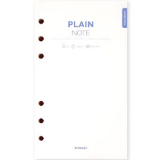 MINUIT 手帳內頁 A6 空白 JUMBO, 256入, 1個