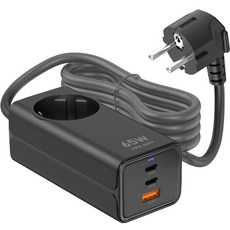 UM2 多功能插座 智慧型充電器 1孔 + 安全蓋 UMAC-65WPDGAN2, 1.5m, 1套
