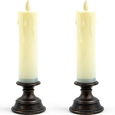 PARTYHAE LED復古蠟燭 小, 2個, 混合顏色