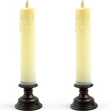 PARTYHAE LED復古蠟燭 大, 2個, 混合色