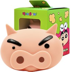 BELLEAMANT 蠟筆小新不理不理左衛門大臉車用芳香劑, 芙拉薇, 1個