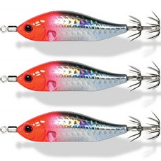 MEGABITE Megatan Keimura 雷射木蝦 90mm, MT02REDHEADSILVER, 9g, 3個