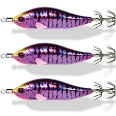 MEGABITE Megatan Keimura 雷射木蝦 90mm, MT 11 紫色, 9g, 3個