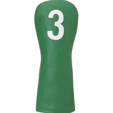 VESSEL 高爾夫 3號木桿套 桿頭套 S31B6CV634, 綠色, 1個