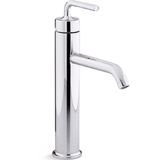 콜러 퓨리스트 탑볼 원홀 세면 수전 14404T-4A-CP 방문설치, 1개