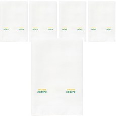 moms nature 嬰幼兒用竹纖維壓花手帕 5入