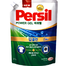 퍼실 딥클린 파워젤 플러스 겸용 액상세제 리필, 2L, 1개