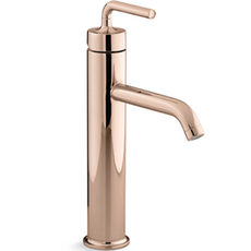 콜러 퓨리스트 로즈골드 탑볼 원홀 세면 수전 14404T-4A-RGD 방문설치, 1개