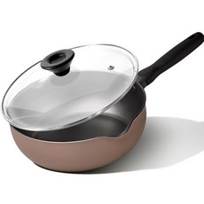 마이어코리아 인덕션 6in1 논스틱 멀티팬 + 유리뚜껑 세트, 24cm, 1세트