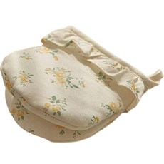 DECOVIEW 田園風黃色廚房手套, 黃色花朵, 1個