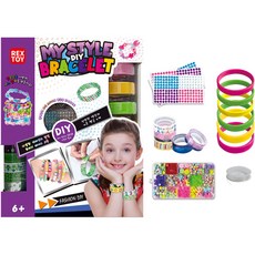 Think My Style DIY手鍊 + 膠帶5入組, 隨機出貨(膠帶), 1個