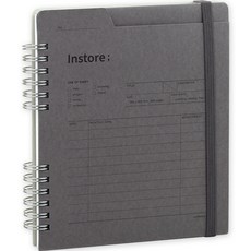 DASH&DOT INSTORE 6個月萬年日誌, 04 深灰色, 1個