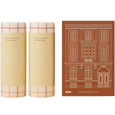 可水洗抹布 棕色 35張, 2捲