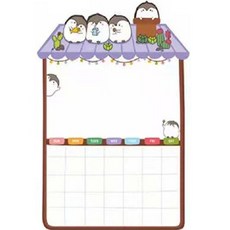 KICHUS 磁性月計畫白板 小鳥朋友們