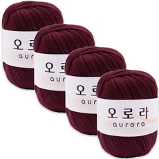 極光編織線, 4個, 547 酒紅色
