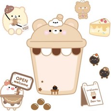 KICHUS 可愛奶茶磁性便條板