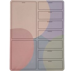 Haritz 玩具磁性留言板 週計畫方形