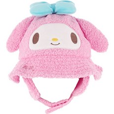 MY MELODY 美樂蒂 三麗鷗 女童毛圈布立體漁夫帽 MHHKH10077