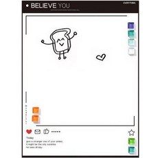 Haeriseu 玩具磁性備忘錄白板 SNS