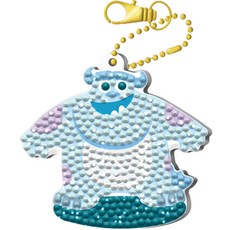 케이엠엘리 디즈니 DIY 3D 원형 키링 보석십자수 6 x 7.5 cm, 셀리, 1개