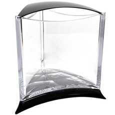 Aquatera 時尚三角迷你魚缸 + 蓋子套組, 混合顏色