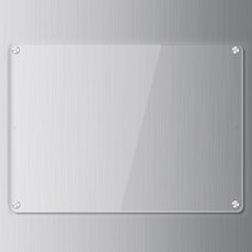 Richidok壓克力純色磁鐵留言板, 透明