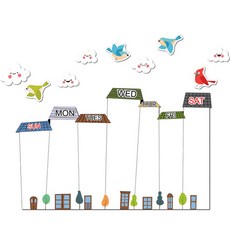 Half Winnie建築週週白磁鐵備忘板, 混色