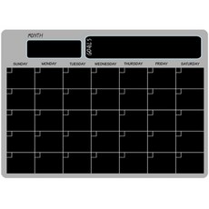 Richidok月刊圓角磁吸式備忘板, 黑色