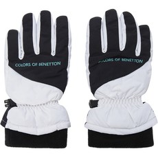 benetton 班尼頓 童款拼色滑雪手套
