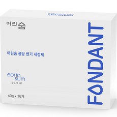 어린숨 퐁당 변기세정제 16p, 640g, 1개