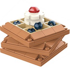 JAKi 經典鬆餅相容積木 JK5623, 混色