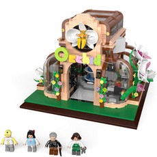 LIN07 미니블럭 오키드하우스 00419LI, 혼합색상, 1개