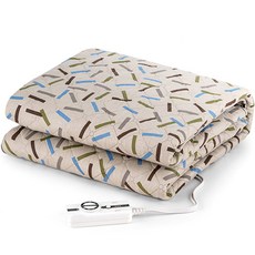 Shinil 信一 棉混紡電熱毯 SEB-D05TC, 混合色, S(1000 x 1800 mm)