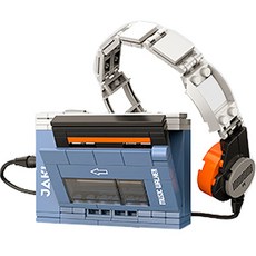 JAKi 佳奇 相容積木 耳機 卡帶 JK8212, 混合色, 1個