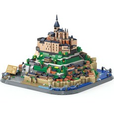 WANGE 萬格 聖米歇爾山相容積木 6233wg, 混色