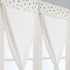 DECOREAN 찍찍이로 붙이는 벨크로 암막커튼