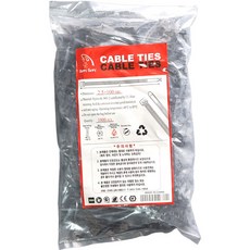 Dori Dori 紮帶大號 2.5 x 100 mm 1000p, 黑色, 1個