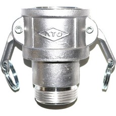 一體式消防轉接頭 50A Camlock快速接頭 51mm + 40A 消防外螺紋 38mm, 1個