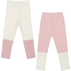 Rainbow Kids 兒童用厚款撞色內搭褲2件組