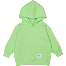 Rainbow Kids 兒童果凍刷毛素色連帽T恤