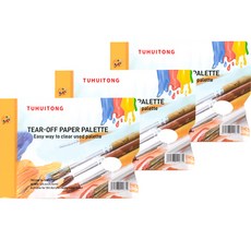 圖繪通 Kohimo 美術用紙調色盤 108張 A4 3W133, 3個
